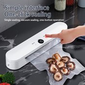 Resim Ev tipi tam otomatik vakumlu mühürleme makinesi, gıda paketleme makinesi, atıştırmalık taze tutma küçük saklama cihazı 