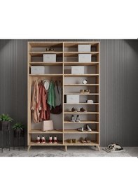 Resim Açelya Portmanto Vestiyer Meşe Beyaz M8-160 cm 