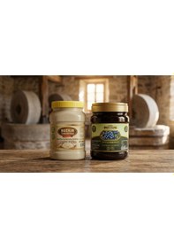 Resim Bozkır Tahin Merkezi Taş Değirmen Beyaz Tahin 935gr - Geleneksel Andız Pekmezi 950 Gr Katkısız 