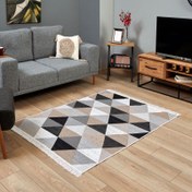 Resim MarkaEv Cotton Çift Taraflı Yıkanabilir Pamuk Kilim - 160x230 cm 