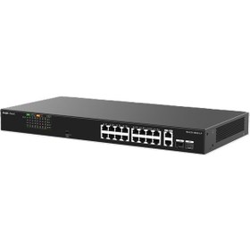 Resim Reyee RG-ES118FGS-LP 18 Port 10/100 Ethernet Tak Çalıştır Switch 