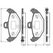 Resim BOSCH 986424532 Fren Balatası Arka Laguna I 94- 