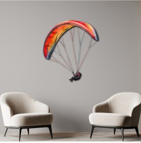 Resim Yamaç Paraşütü Metal Tablo 