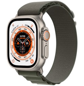 Resim Watch Ultra Gps + Cellular 49 mm Titanyum Kasa Large Akıllı Saat (Apple Türkiye Garantili) Yeşil Apple