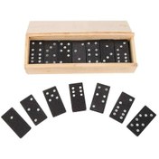 Resim Büro Ev Ofis Etkinlik Partisi İçin Büro Ev Ofis Hediyesi İçin Ahşap Domino Seti 