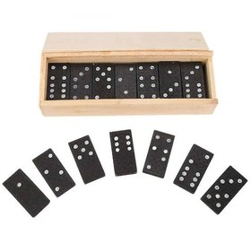 Resim Büro Ev Ofis Etkinlik Partisi İçin Büro Ev Ofis Hediyesi İçin Ahşap Domino Seti 