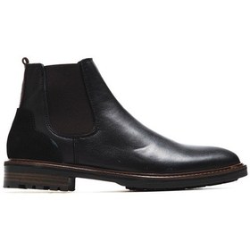 Resim Bot Erkek 1124 005 Wk-john May Orkut Suede Black Siyah 