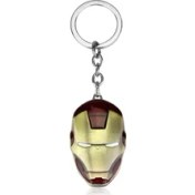 Resim Fernca1 Marvel Maske Demir Adam Anahtarlık Örümcek Adam Çanta Charms Charms (Yurt Dışından) 