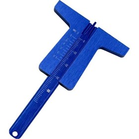 Resim Geeksen Mavi Alüminyum Lastik Derinlik Ölçer - Araç Lastik Aşınma Kontrol Aracı, Sağlık Bakımı Gereci 
