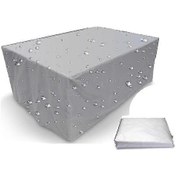 Resim 75 Boyutlu Yağmur Ve Kar Korumalı Hava Koşullarına Dayanıklı Bahçe Mobilyası Kılıfları 240x240x90cm. 
