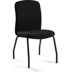 Resim Bürosit Hu x i Siyah Tapalı Sandalye Ayak Bekleme Koltuğu 