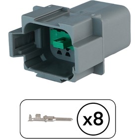 Resim DEUTSCH Dt04-8p Dişi Konnektör 8 Pin Kablosuz 
