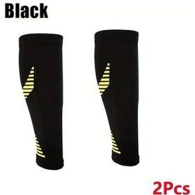 Resim Topshop1 Siyah M 2 Adet Dayanıklı Bal Peteği Baldır Kompresyon Taytı, Nefes Alabilir Spor Performans 