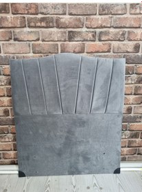 Resim Emba Mobilya Papatya Çift Kişilik Baza Başlığı Antrasit 150 CM 