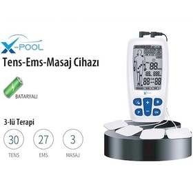 Resim X Pool R-C4A Bataryalı Şarj Edilebilir, Tens+Ems+Masaj Cihazı 
