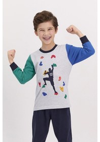 Resim Rolypoly 2510 Erkek Çocuk Uzun Kol Pijama Takımı 