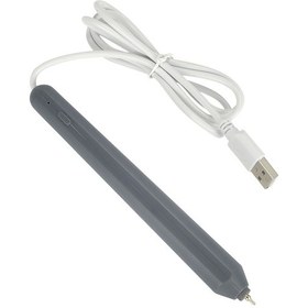 Resim Aubyhe Usb Şarjlı 4 Uçlu Altın Folyo Baskı Kalemi - El İşleri Ve Kreatif Projeler İçin Isıtmalı Baskı Aleti Gri Pembe 