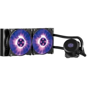 Resim Cooler Master Liquid ML240L RGB Led Fanlı İşlemci Sıvı Soğutma Kiti (Intel&AM4 Destekli) (MLW-D24M-A20PC-R1) 