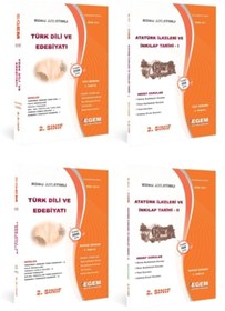 Resim Egem Eğitim Yayınları (aöf) Türk Dili Ve Edebiyatı 2.sınıf 3 Ve 4.dönem Tüm Dersler (güz-bahar) 