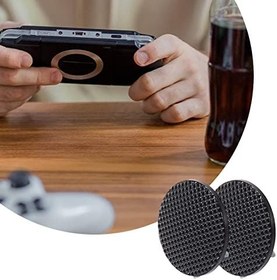 Resim 1000 Siyah Için 6 adet Analog Joystick Sopa Yedek Kapak Düğmesi 