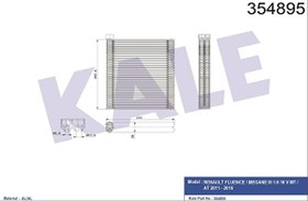 Resim Evaporator Megane Iii Fluence 235 X 257,5 X 38 Mm 