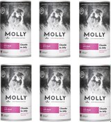Resim Molly Dana Etli Jöleli Köpek Konservesi 400 G X 6 Adet 