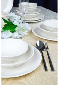 Resim Hayal 18 Parça 6 Kişilik Porselen Yemek Takımı 