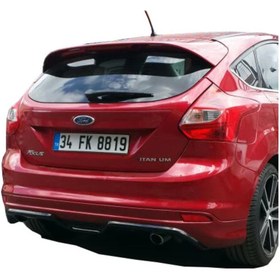 Resim Genel Markalar Ford Focus 3-3.5 HB Makyajsız Arka Tampon Eki Plastik Boyalı 