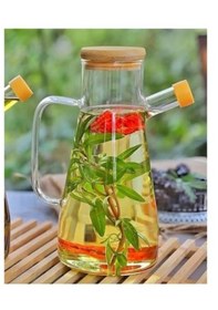 Resim Periboia Borosilikat Cam 900 Ml. Yağdanlık Çok Renkli 