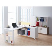 Resim Adetto Olivin Ofis Çalışma Masası Beyaz 