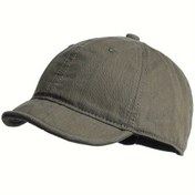 Resim 1 adet Unisex Vintage Trucker Şapka, Ayarlanabilir Düşük Profil Pamuklu Beyzbol Şapkası, Rahat Düz Renk, Hafif, Elde Yıkanabilir/Çoklu Yıkanabilir 