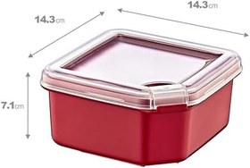 Resim Smartware Q-Box Saklama Kabı 1000 ML CARMEN KIRMIZI 