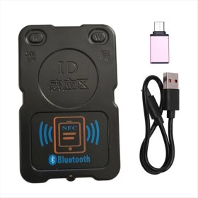 Resim Bueattuh Nfc-Pm8 Bluetooth Rfıd Akıllı Çip Kartı Fotokopi Makinesi Nfc Şifreleme Anahtar Okuyucu Yazar 13 56MHZ/125KHZ Çipleyici (Yurt Dışından) 