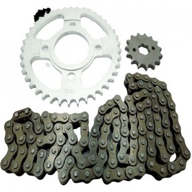Resim 125CG MODEL ÖN-ARKA DİŞLİ ZİNCİR SET 428 102L 36-15T KMC 