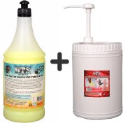 Resim Dtx Kimya Ağır Yağ Sökücü Radyatör Temizleme 1 Litre Granüllü El Sabunu 4 kg (Sanayi Tipi) 