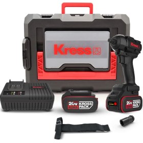 Resim Kress KH275 20VOLT/4.0AH Li-Ion Çift Akülü 500NM Kömürsüz Profesyonel Şarjlı Somun Sıkma 