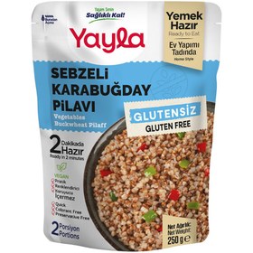 Resim YAYLA Glutensiz Sebzeli Karabuğday Pilavı 250g 