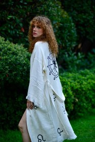Resim Brandsmithshop Zodiac Trace Kimono Çok Renkli 