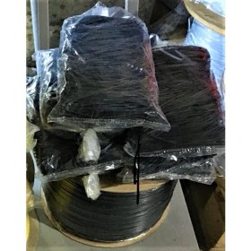 Resim Pvc Kaplı Kablo Bağlama Teli (Siyah) 15 Cm'lik / 500 Gram 