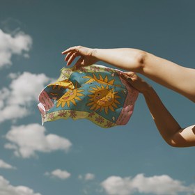 Resim Gün Doğumu Fular | Piknik 
