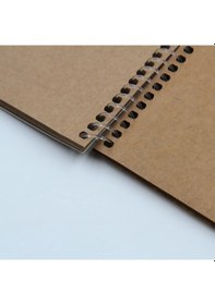 Resim Tigertint Kraft Pad Üstten Spiralli Eskiz Defteri 120 Gr A4 40 Yaprak 