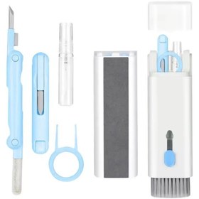 Resim Genel Markalar 7 in 1 Klavye Ve Kulaklık Temizleme Kiti, Ergonomik Klavye Temizleme Seti, Detay Temizleme Seti 