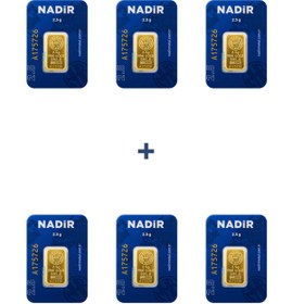 Resim Nadir Gold 24 Ayar 15 Gram Külçe Altın (6 Adet 2,5 Gram Külçe Altın ) 