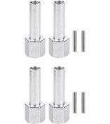 Resim Besthome1 Alüminyum 25mm Genişletici 12mm Dış Çap - Axial Scx10/d90/90046, Tamiya Mst 1/10 Araçlar İçin - Kırmızı 