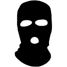 Resim Reysa Tasarım Kar Maskesi Sticker 17x17 Cm Kırmızı 