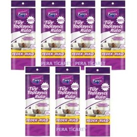 Resim Parex 7 Adet Mega Tüy Toplayıcı 60'Lı Yedek Rulo 