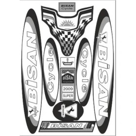 Resim Bisan 003 Bisiklet Sticker 