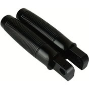 Resim Hightower Vintage Alüminyum Alaşım Evrensel 10mm Erkek Bağlantılı Siyah Motosiklet Stepne 