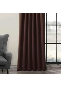 Resim Evdepo Home Blackout Karartma Fon Perde Koyu Kahve Kahverengi 