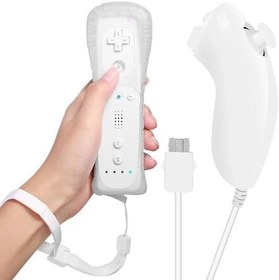 Resim Nizirioo Wii Uzaktan Kumandası Oyun Denetleyicisi: Wii Uzaktan Kumandaları, Wii Kumanda Uzaktan Kumandası, Wii Bağlantı için Uzaktan Kumanda, Wii/WiiU Konsolu için Wii Uzaktan Kumanda (Beyaz) 